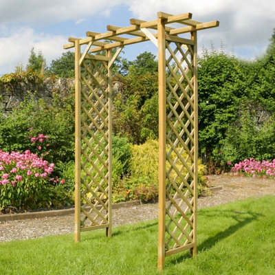 B&Q - Adjustable Garden Arch Sunset Arch By  Outdoor Living