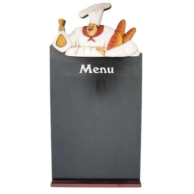 Minster Chef Menu BlackboardL5 X W30 X H60 Cm from B&Q