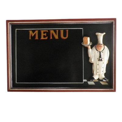 Minster Chef Menu BlackboardL3 X W60 X H40 Cm from B&Q