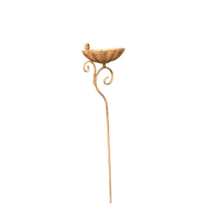 Minster Bird Feeder Garden StakeL18 X W13 X H66 Cm from B&Q