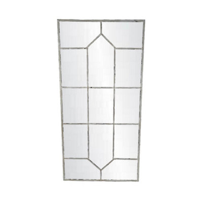 Minster Outdoor Wall Framed MirrorMetalL3 X W60 X H120 Cm from B&Q