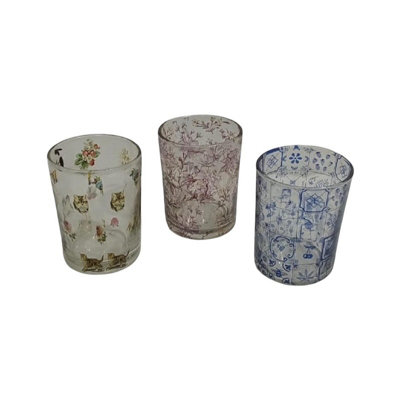 Minster Votive HolderGlassL8 X W8 X H10 Cm from B&Q