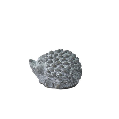 Minster Hedgehog OrnamentL10 X W8 X H7 CmGrey Cement from B&Q
