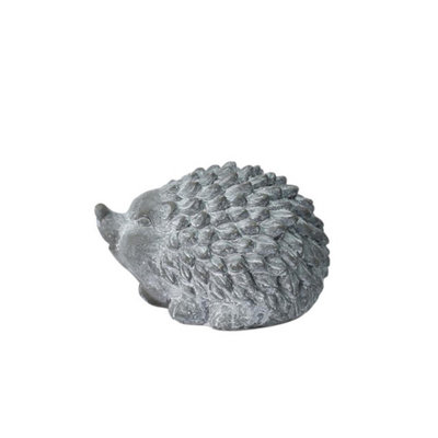 Minster Hedgehog OrnamentL21 X W17 X H13 CmGrey Cement from B&Q