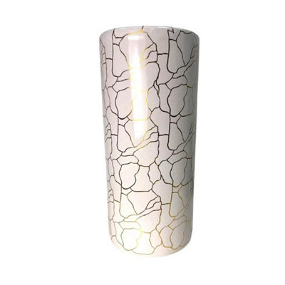 Minster 18 Inch Umbrella StandCeramicL20 X W20 X H46 CmWhite from B&Q