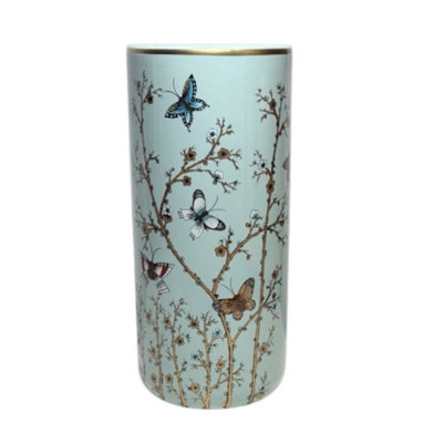 18"" Ceramic Umbrella Stand, Large Vase Home, Butterflies Decor Home Gift - Image 9
