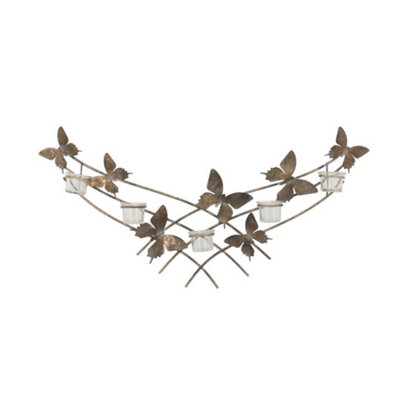 Minster Candle HolderMetalL8 X W38 X H79 Cm from B&Q