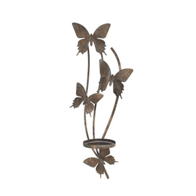 Minster Candle HolderMetalL14 X W20 X H50 Cm from B&Q