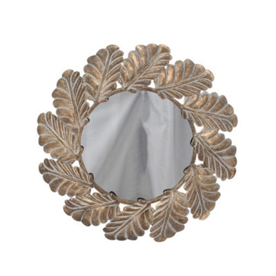 Minster Round Framed MirrorMetalL4 X W68 X H68 Cm from B&Q