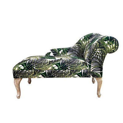 Minster Palm Leaf Mini Chaise Longue SofaL57 X W120 X H46 Cm from B&Q