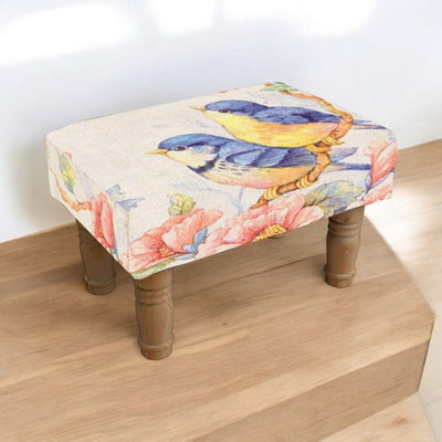 Bird Footstool With Wooden Legs from B&Q