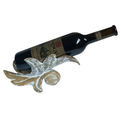 Minster Unisex Natural 26Cm Wine Bottle Holder - Resin - L12 X W15 X H26 Cm In - Image 4