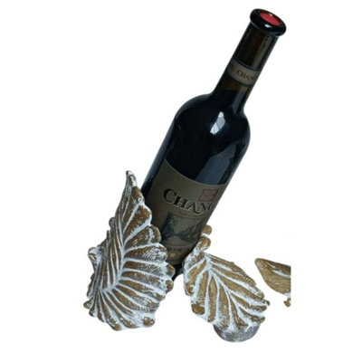 Minster Unisex Brown 24Cm Wine Bottle Holder - Resin - L12 X W16 X H26 Cm In - Image 4