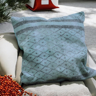 Minster Stone Washed Durry Cushion Cover OnlyL1 X W50 X H50 Cm from B&Q
