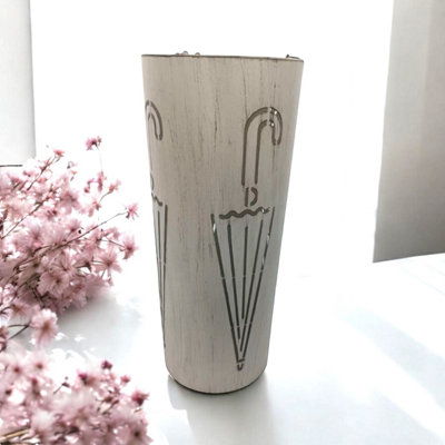 Rackhams Cream Msl 49Cm Metal Umbrella Stand - Image 5