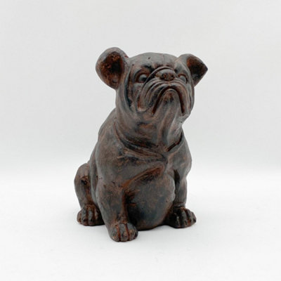 30X33Cm Sitting Dog Staute Ornament from B&Q