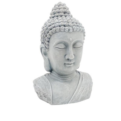 Minster Buddha Garden OrnamentL15 X W33 X H49 Cm from B&Q
