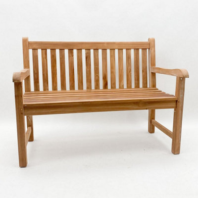 B&Q -  2 Seater Straight BenchWoodL53 X W120 X H93 Cm