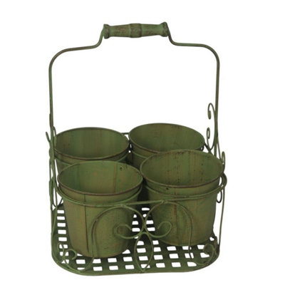 Minster Stylish Living 4 Pot Planter - Image 6