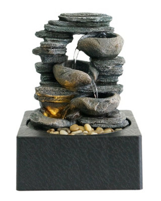 24Cm Table Top Indoor Water Fountain from B&Q