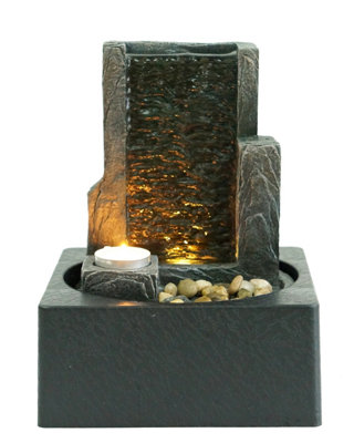 24Cm Table Top Indoor Water Fountain from B&Q