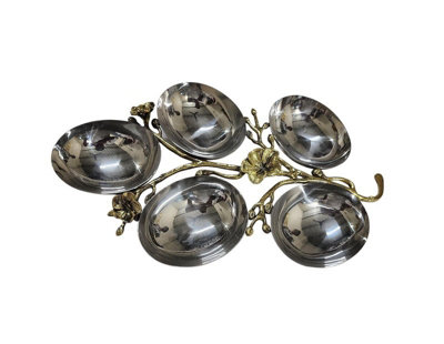 Minster Fruit BowlBrassL6 X W33 X H22 Cm from B&Q