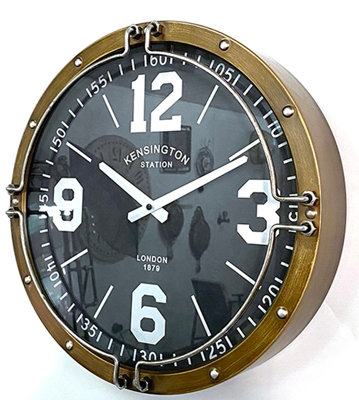 Minster Wall ClockL8 X W40 X H40 Cm from B&Q