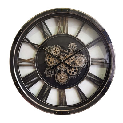 Minster 68Cm Gear ClockL7 X W68 X H68 Cm