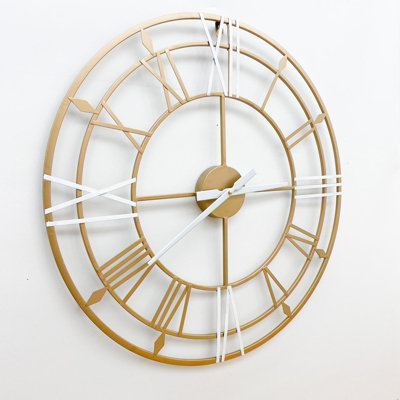 Minster Round Wall ClockL2 X W60 X H60 Cm from B&Q