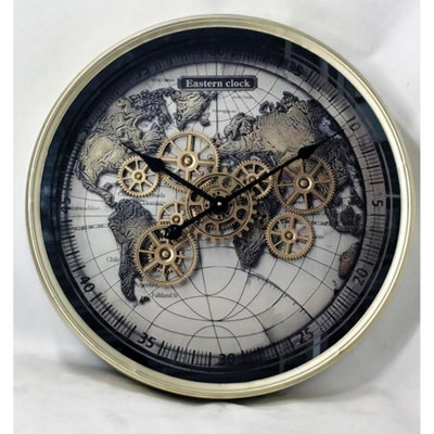 Minster Gear Wall ClockL5 X W60 X H60 Cm