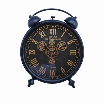 Minster Gear Table ClockL8 X W50 X H50 Cm from B&Q