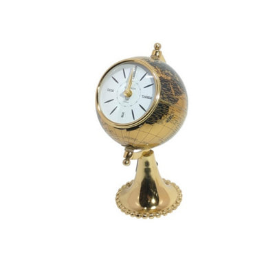 Minster Globe Design Table ClockL27 X W15 X H19 Cm from B&Q