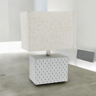 20Cm Table Lamp And Fabric Shade from B&Q