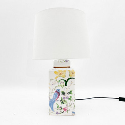 41Cm Ceramic Table Lamp And Fabric Shade from B&Q