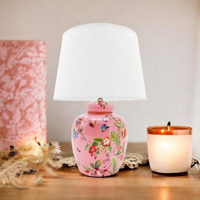 Minster Table LampCeramicL35 X W43 X H41 Cm from B&Q