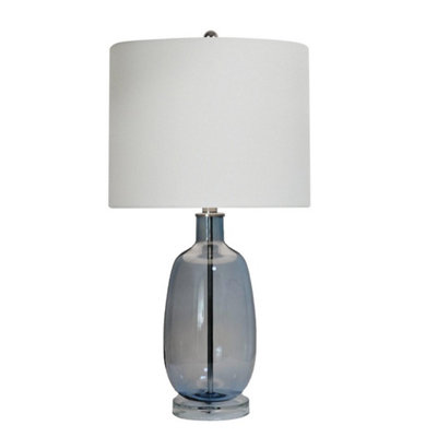 Minster Table LampCeramicL28 X W28 X H24 CmWhite from B&Q