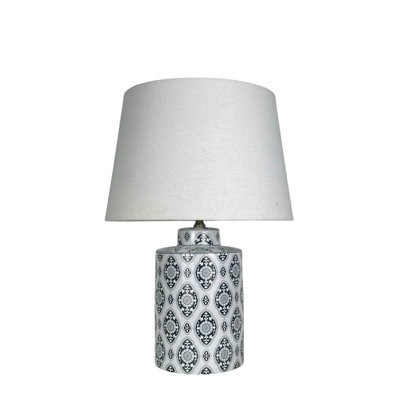 Minster Traditional Table Lamp And ShadeCeramicL20 X W20 X H43 Cm from B&Q