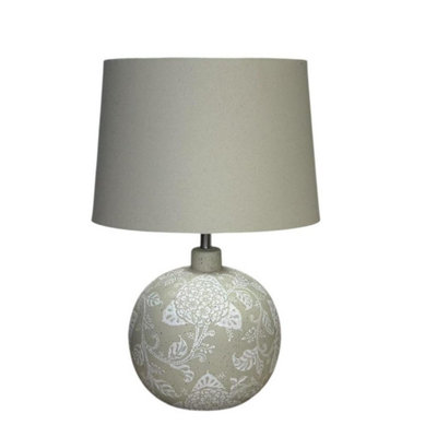 Minster 59 X 40 Cm Lamp And ShadeCeramicL33 X W40 X H59 Cm from B&Q