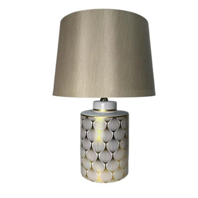 Minster 65 X 43 Cm Lamp And ShadeCeramicL33 X W43 X H65 Cm from B&Q