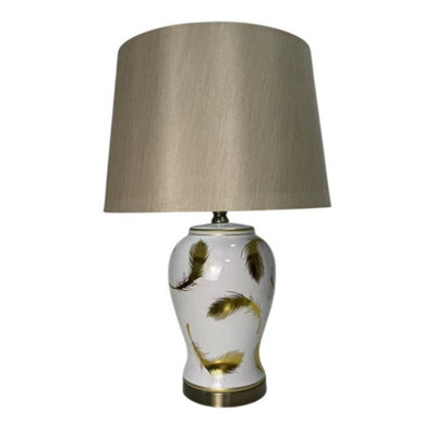 Minster 65 X 40 Cm Lamp And ShadeCeramicL26 X W40 X H65 Cm from B&Q