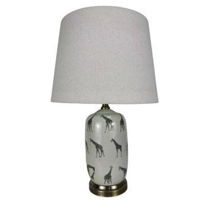 Minster Lamp And ShadeCeramicL14 X W14 X H41 Cm from B&Q