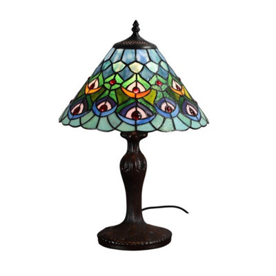 Minster 12 Inch Tiffany LampL30 X W30 X H38 Cm from B&Q