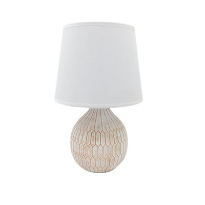 Minster 9 Inch Shade Table LampL22 X W22 X H36 Cm from B&Q