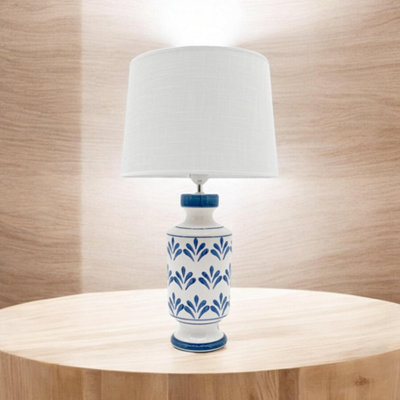 58Cm Table Lamp And Fabric Shade from B&Q