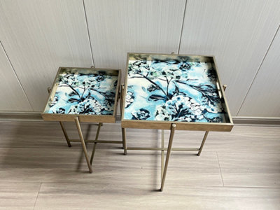 45Cm And 53Cm Set Of 2 Square Tables from B&Q
