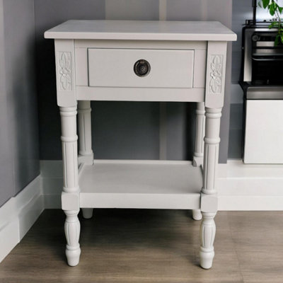 65Cm 1 Drawer Wooden Side Table from B&Q