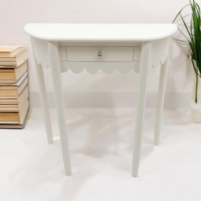 Minster Console TableL36 X W80 X H80 Cm from B&Q