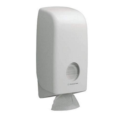 Kimberly-Clark Ripple Toilet Tissue Dispenser White from B&Q