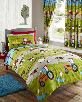Portfolio Home Farmyard Single Duvet Cover And Pillowcase