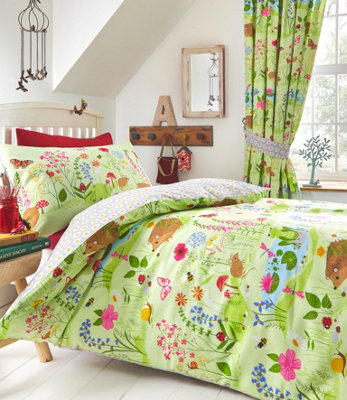 Portfolio Home Bluebell Woods Double Duvet Cover And Pillowcases Set from B&Q
